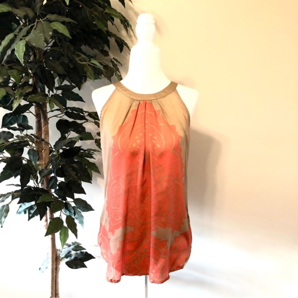 New York & Company Semi Sheer Halter Top ~ Size: XS